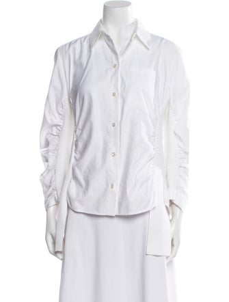 Stella McCartney Long Sleeve Button-Up Top