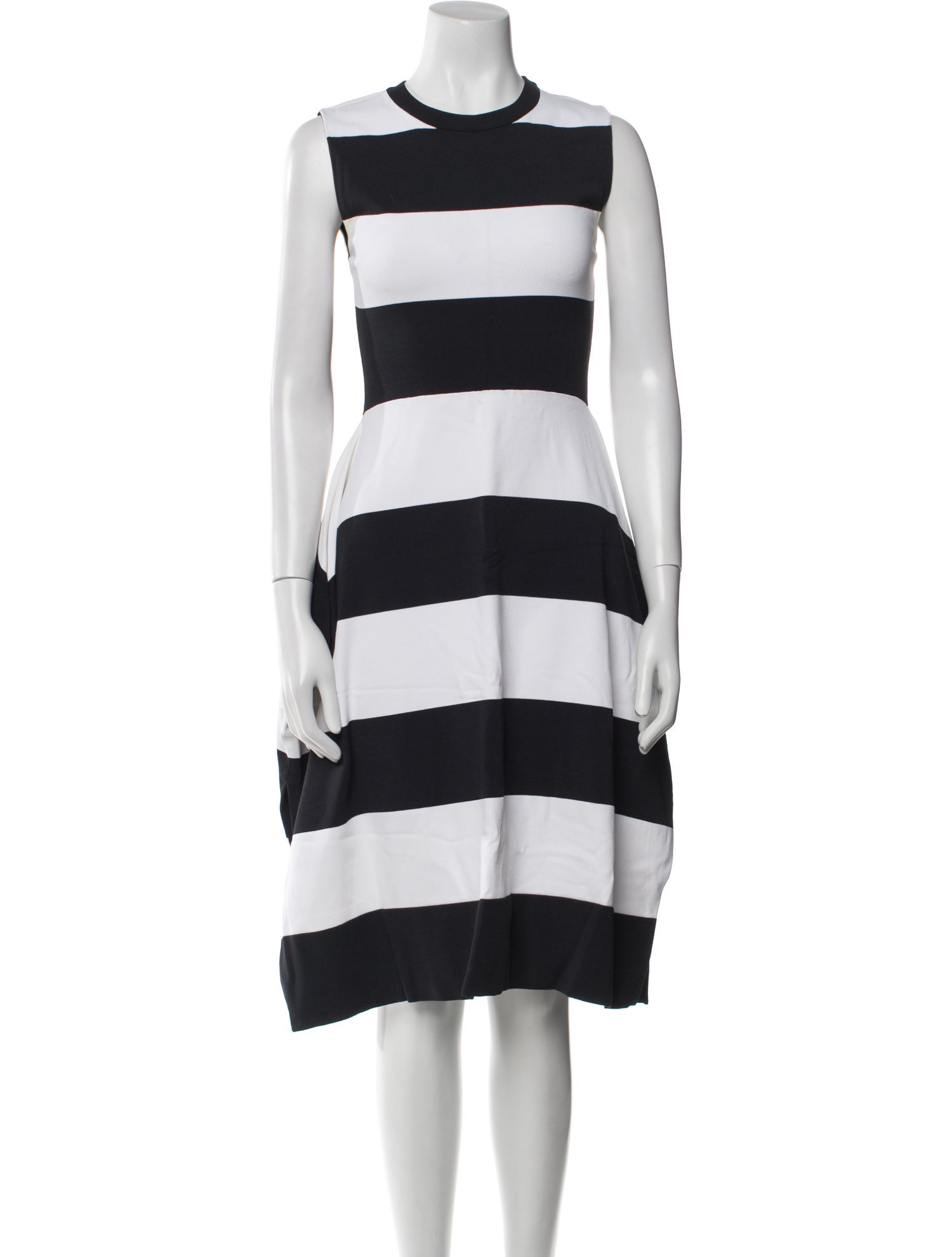 Stella McCartney Striped Midi Length Dress