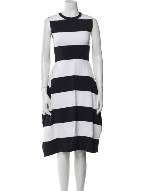 Stella McCartney Striped Midi Length Dress