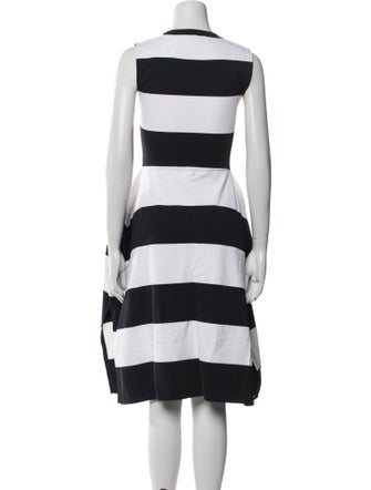 Stella McCartney Striped Midi Length Dress