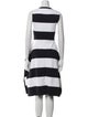 Stella McCartney Striped Midi Length Dress