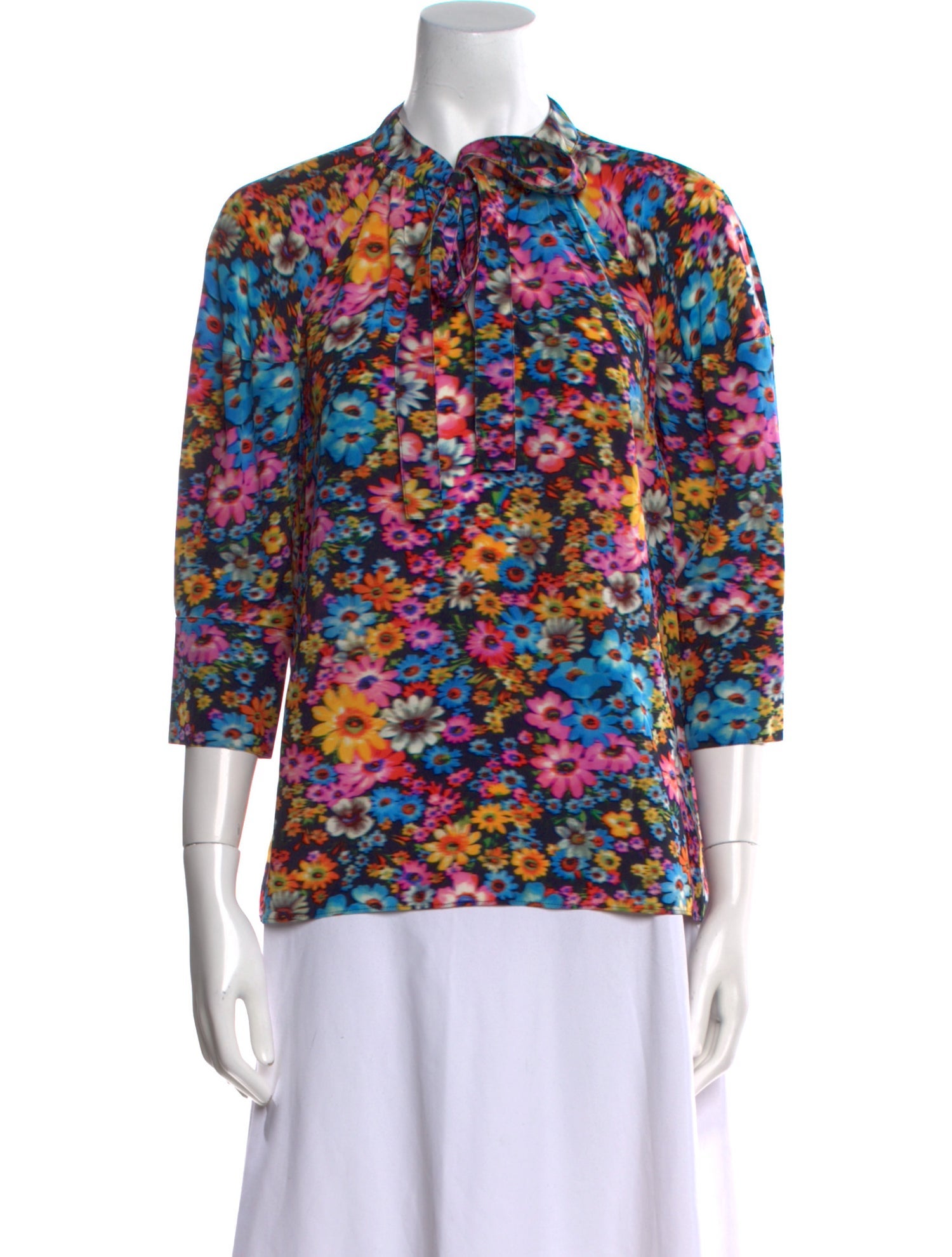 Stella McCartney Silk Floral Print Blouse