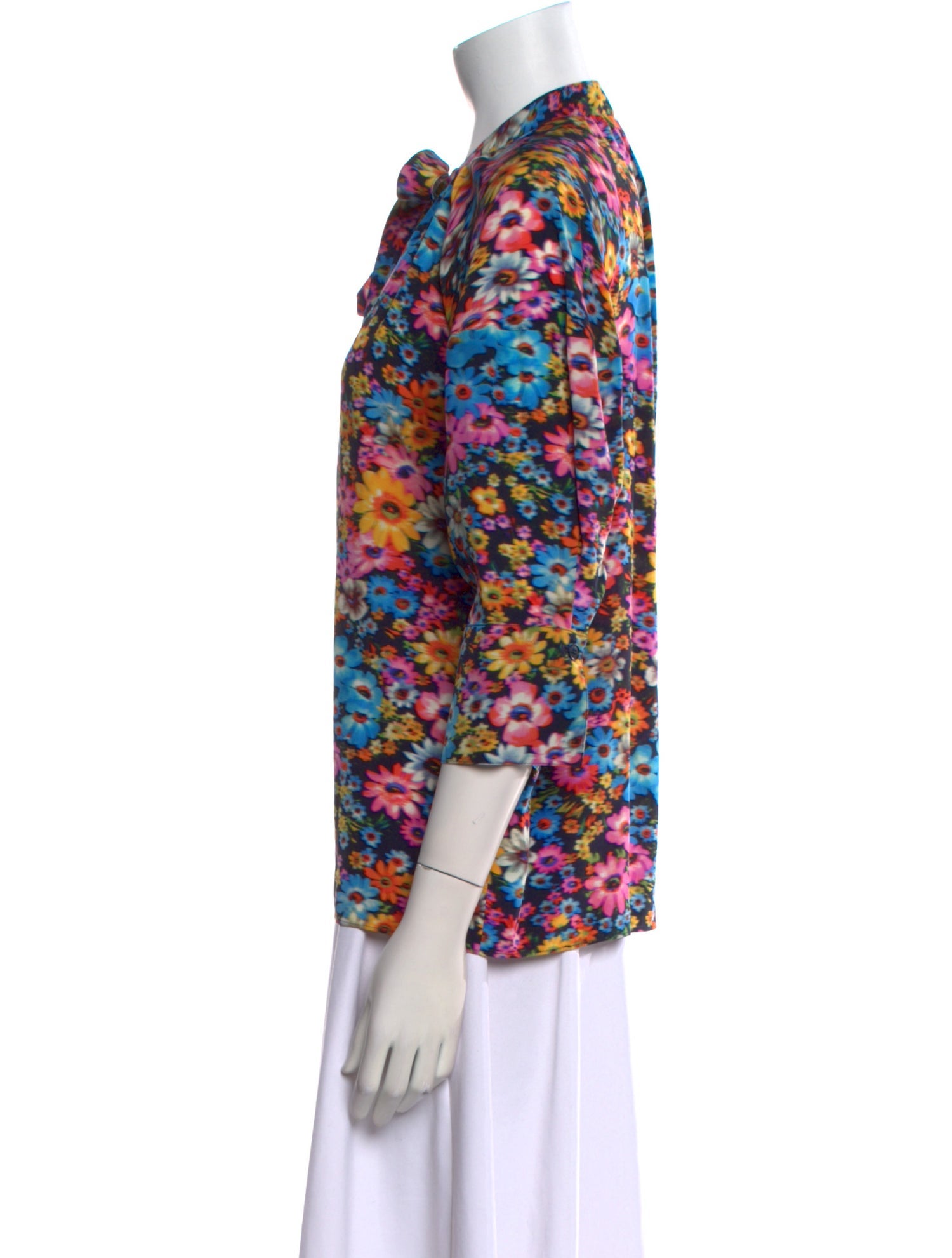 Stella McCartney Silk Floral Print Blouse
