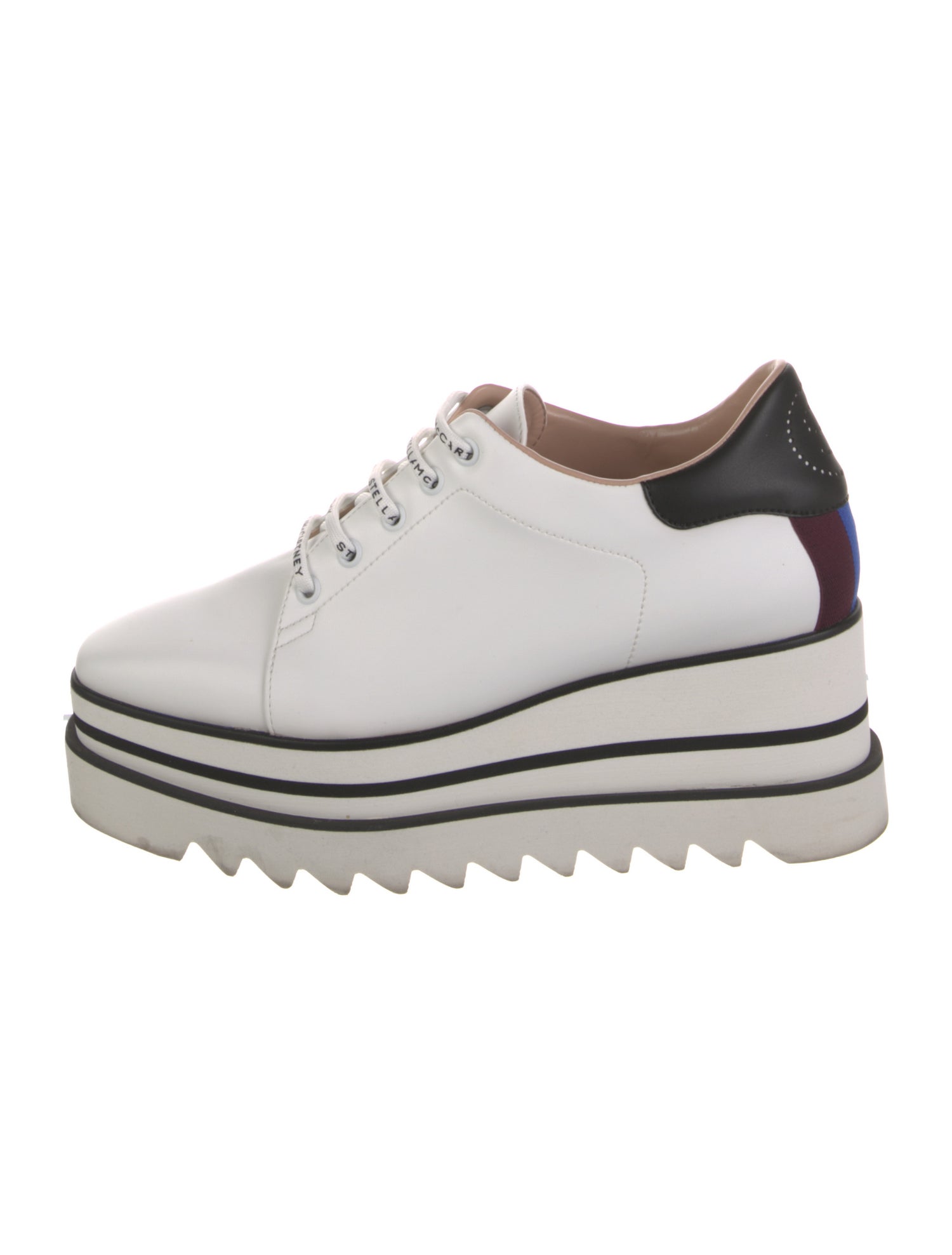 Stella McCartney Vegan Leather Wedge Sneakers