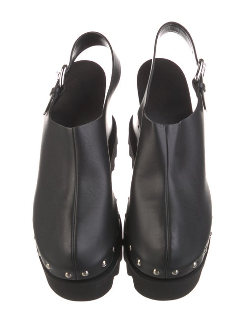 Stella McCartney Leather Studded Accents Slingback Pumps