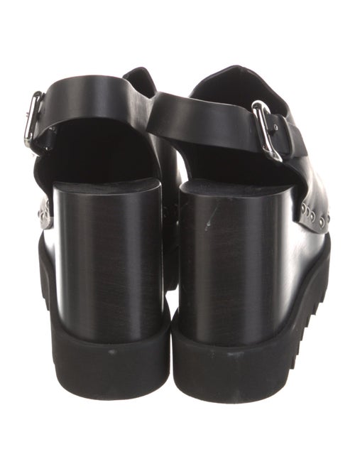 Stella McCartney Leather Studded Accents Slingback Pumps