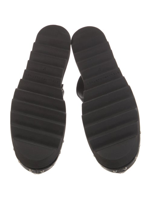 Stella McCartney Leather Studded Accents Slingback Pumps