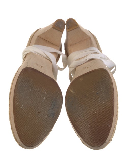 Stella McCartney Canvas Braided Accents Slingback Pumps