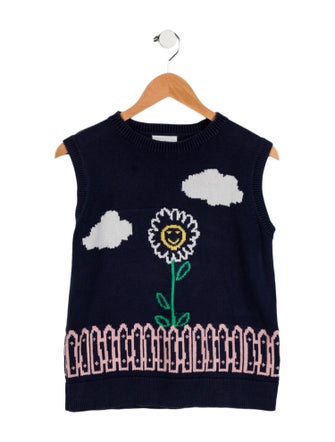 Stella McCartney Girls' Printed Sleeveless Sweater