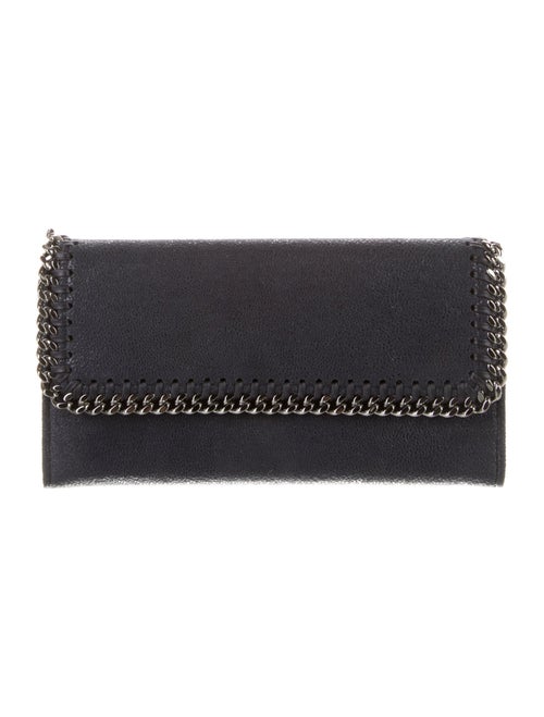 Stella McCartney Vegan Suede Continental Wallet