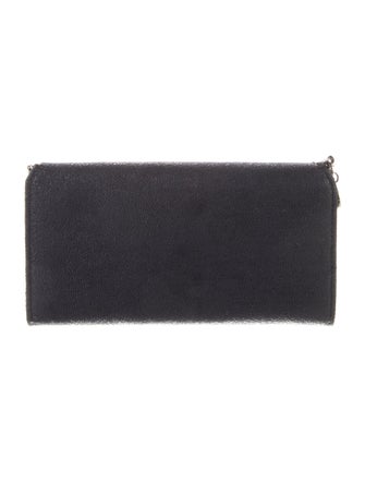 Stella McCartney Vegan Suede Continental Wallet