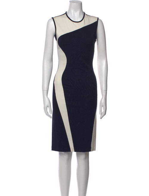 Stella McCartney Colorblock Pattern Knee-Length Dress