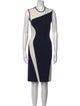 Stella McCartney Colorblock Pattern Knee-Length Dress