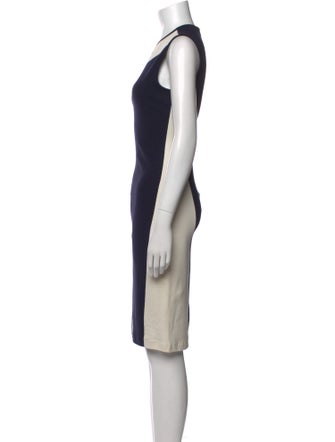 Stella McCartney Colorblock Pattern Knee-Length Dress