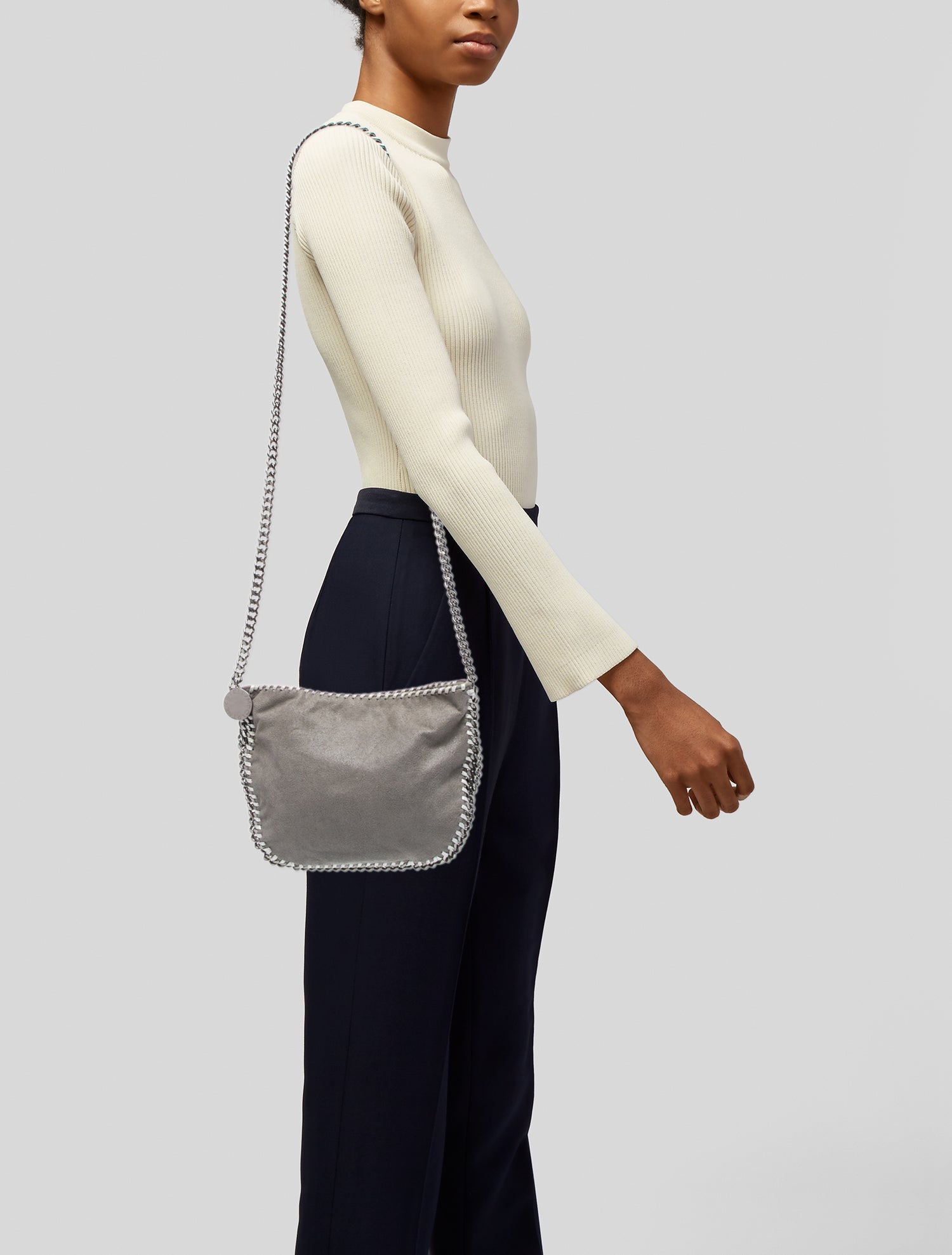 Stella McCartney Vegan Suede Crossbody Bag