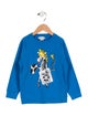 Stella McCartney Boys' Graphic Long Sleeve Crew Neck Sweatshirt