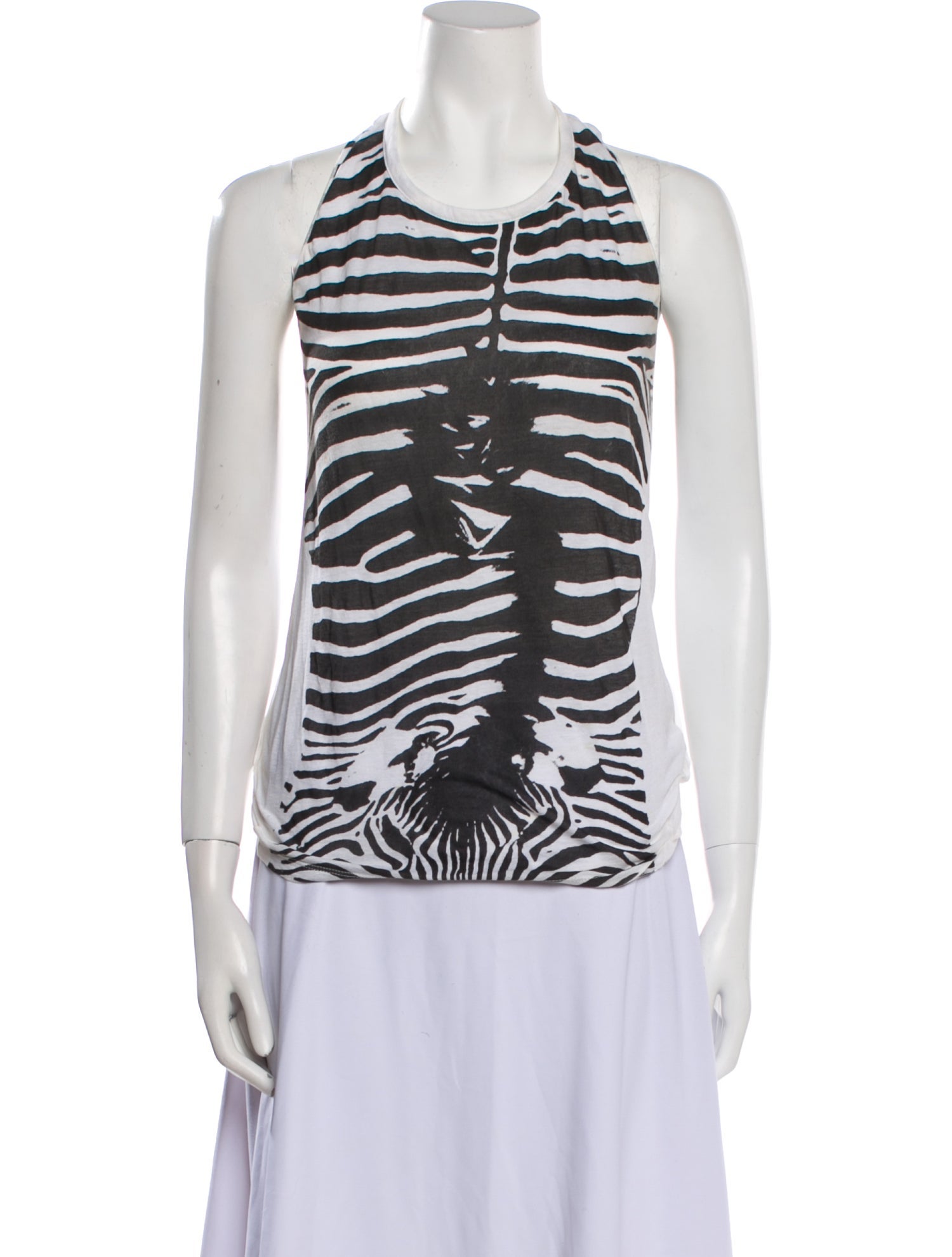 Stella McCartney Printed Scoop Neck Top