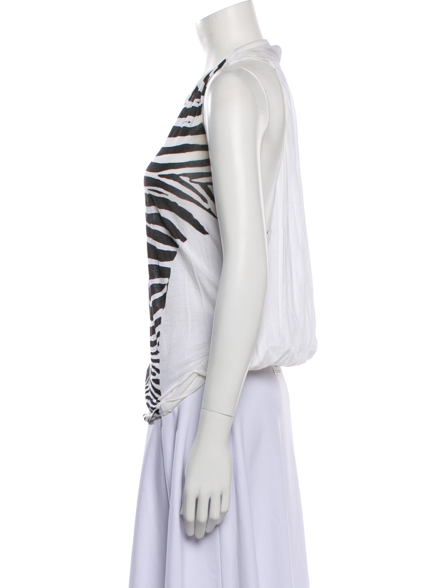 Stella McCartney Printed Scoop Neck Top