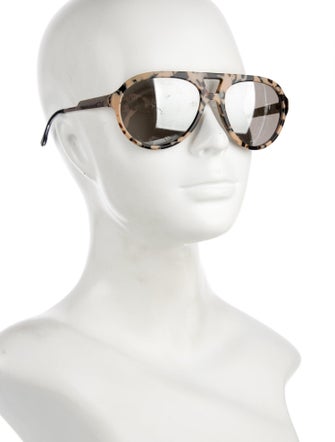 Stella McCartney Aviator Mirrored Sunglasses