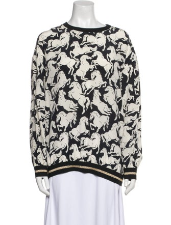 Stella McCartney Silk Printed Sweatshirt