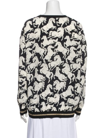 Stella McCartney Silk Printed Sweatshirt