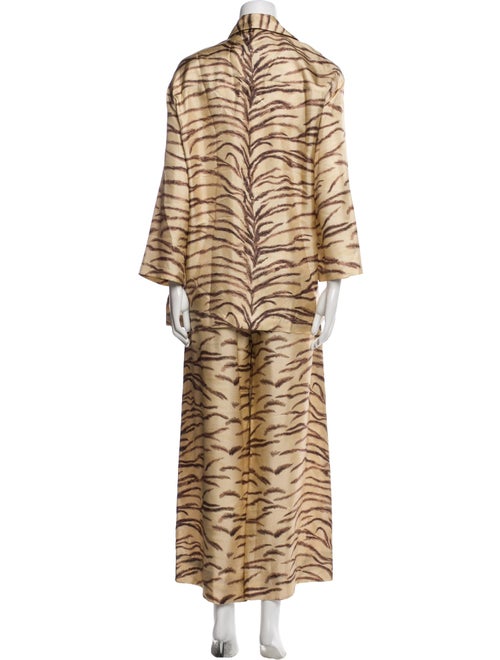 Stella McCartney Silk Animal Print Set