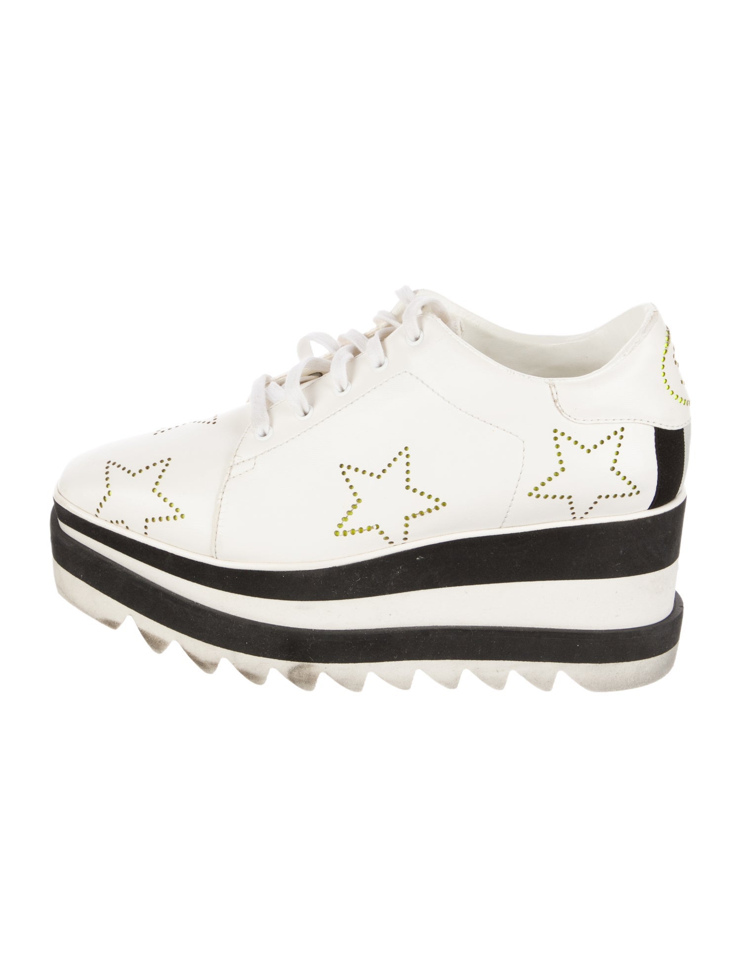 Stella McCartney Vegetarian Leather Printed Oxfords