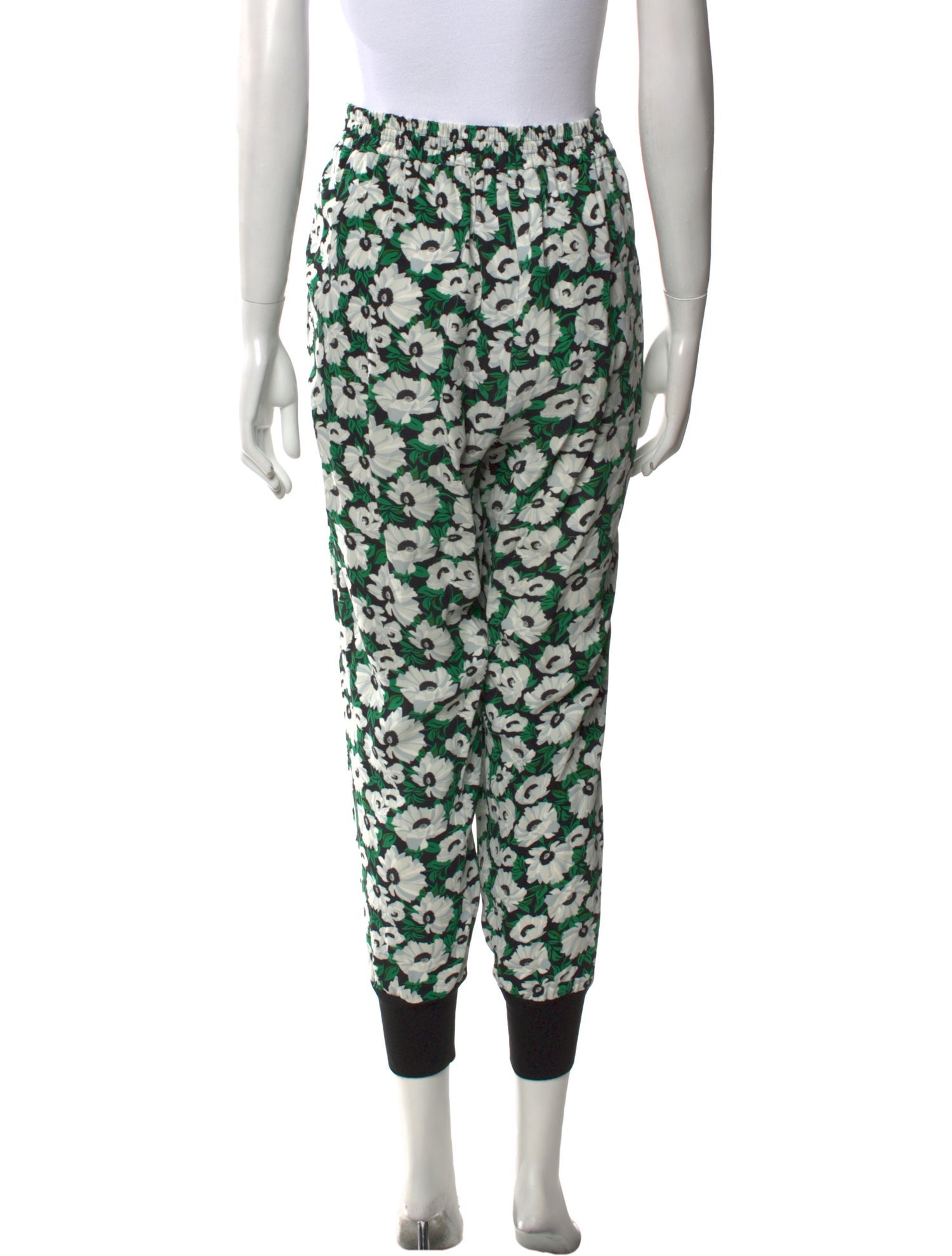 Stella McCartney Floral Print Skinny Leg Pants
