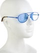 Stella McCartney Aviator Tinted Sunglasses