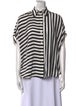 Stella McCartney Silk Striped Button-Up Top