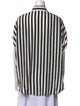 Stella McCartney Silk Striped Button-Up Top