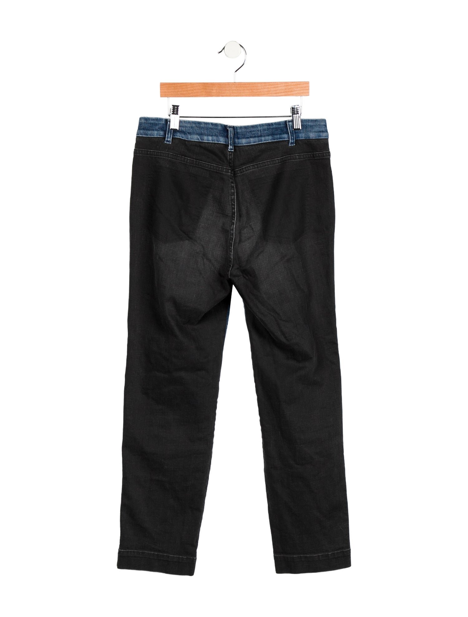 Stella McCartney High-Rise Straight Leg Jeans