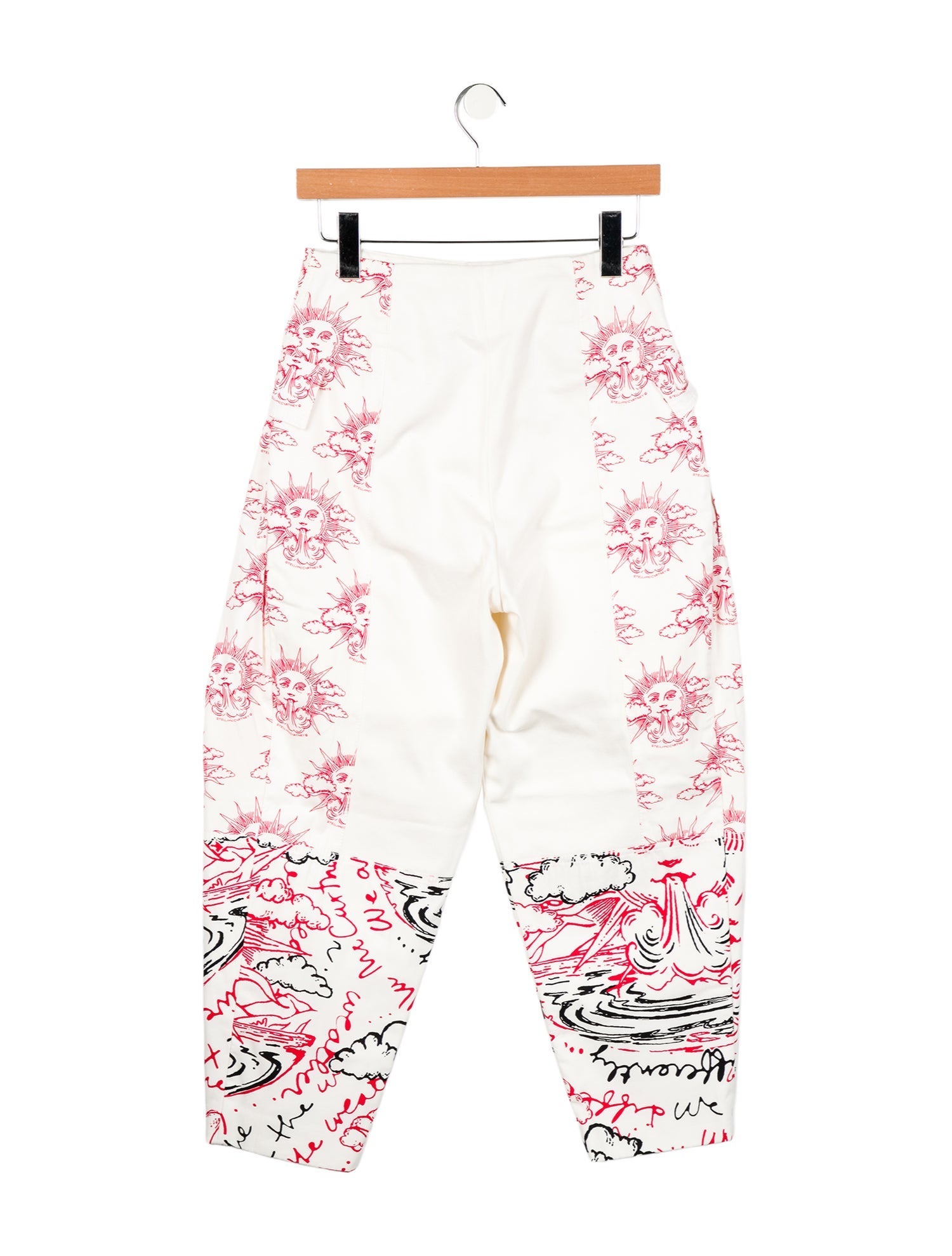 Stella McCartney High-Rise Straight Leg Jeans