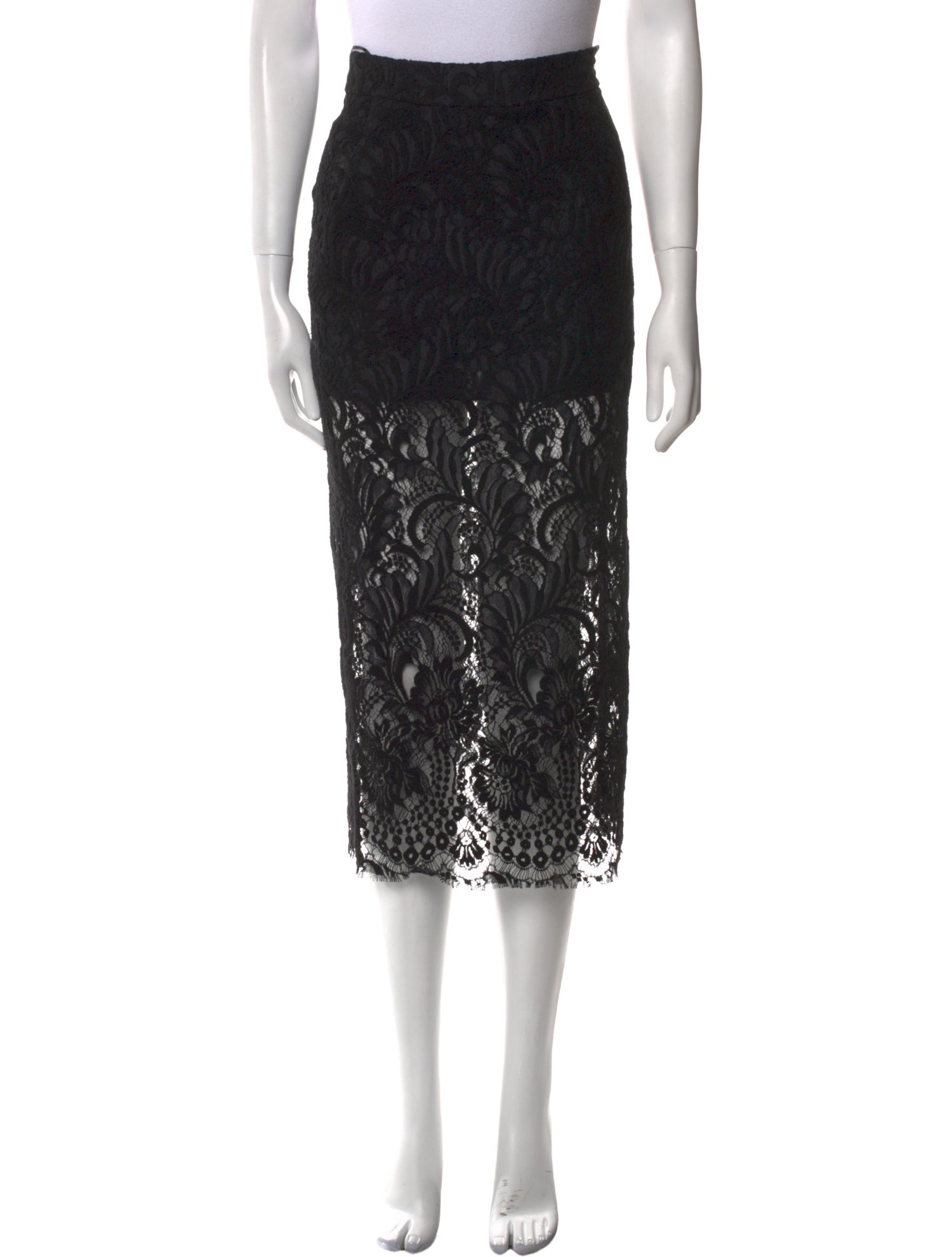 Stella McCartney Lace Pattern Midi Length Skirt