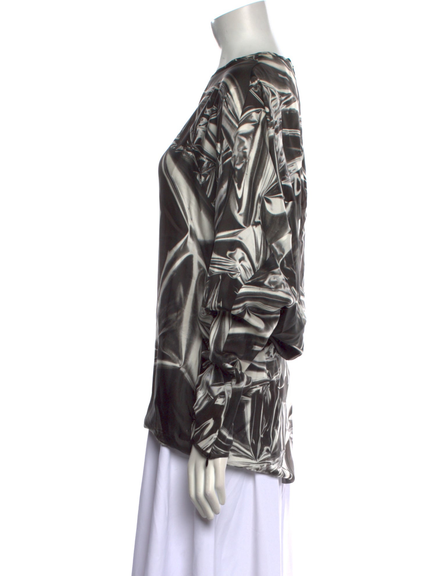 Stella McCartney Printed Crew Neck Blouse