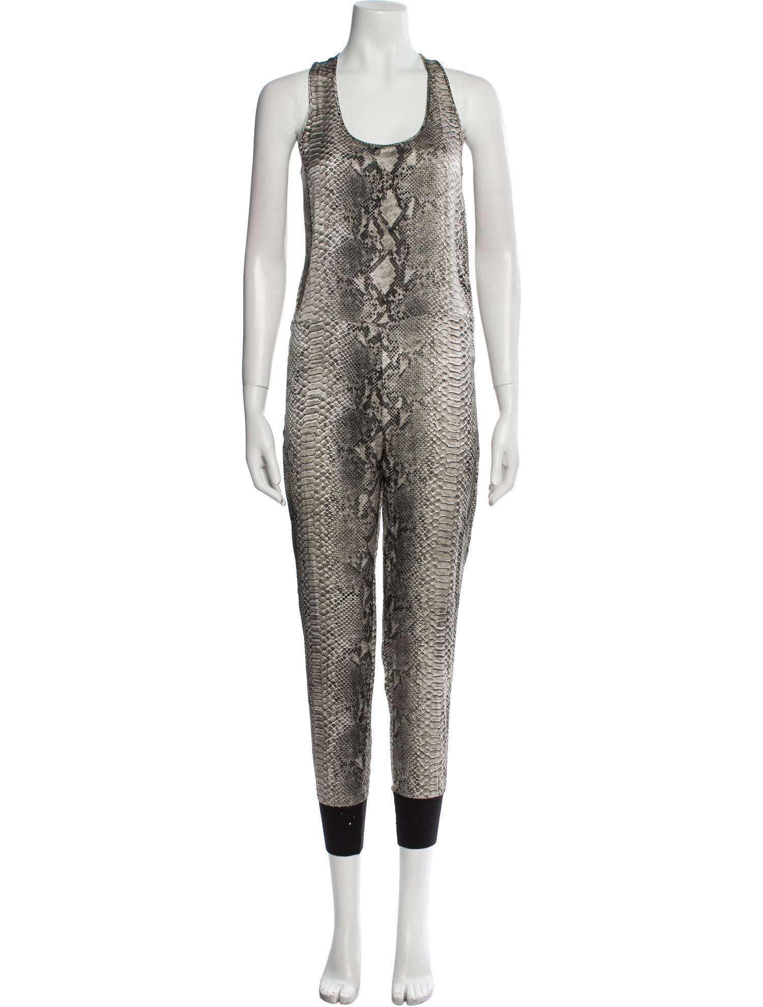 Stella McCartney Silk Animal Print Jumpsuit