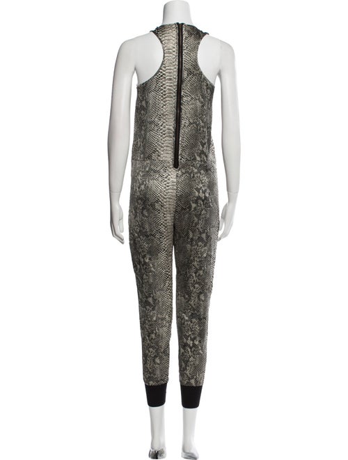 Stella McCartney Silk Animal Print Jumpsuit