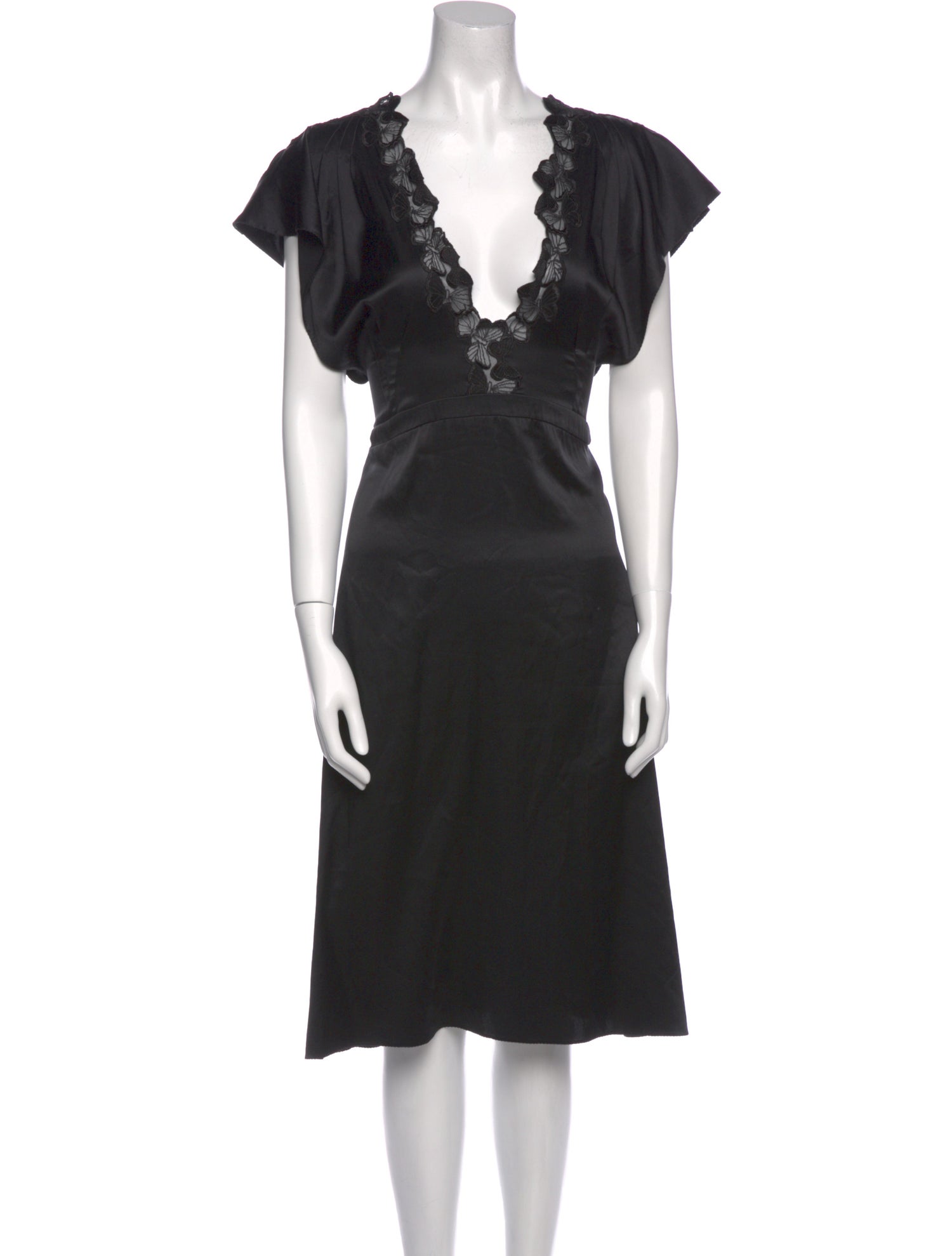 Stella McCartney V-Neck Midi Length Dress