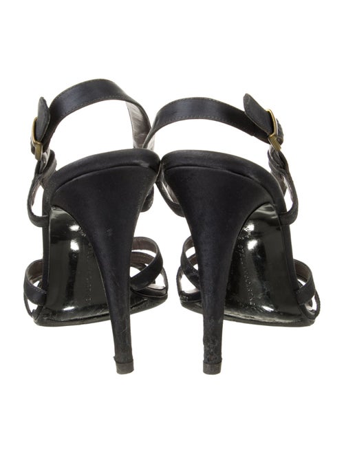 Stella McCartney Satin Slingback Sandals