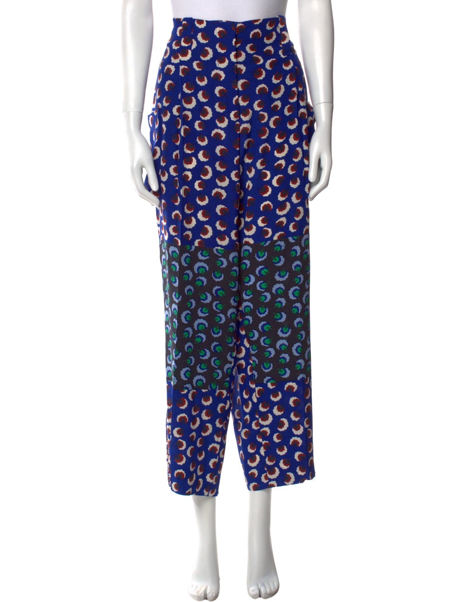 Stella McCartney Silk Wide Leg Pants