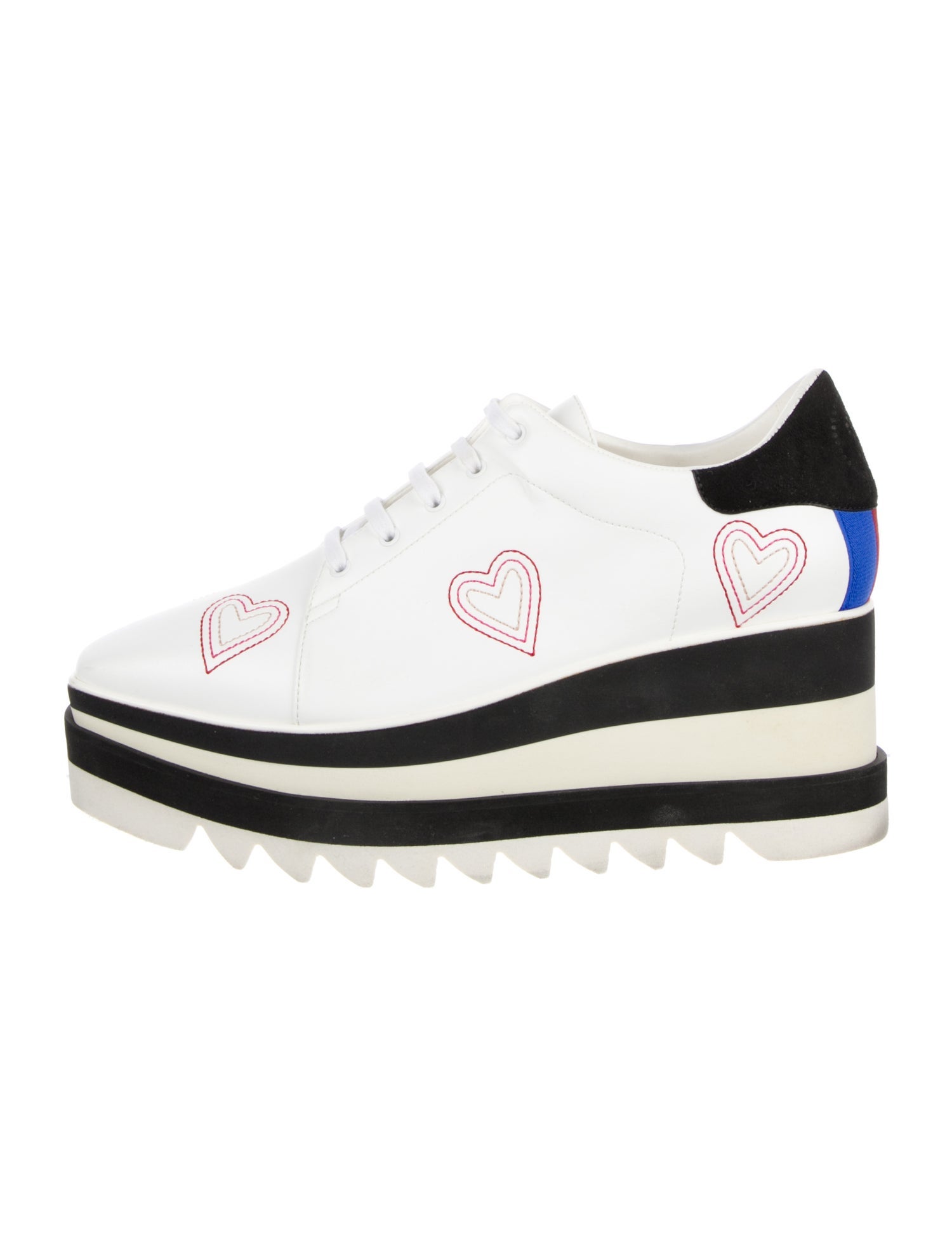 Stella McCartney Vegetarian Leather Printed Oxfords