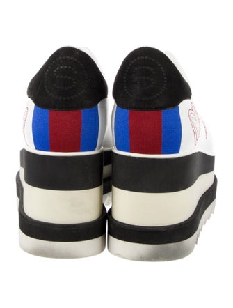 Stella McCartney Vegetarian Leather Printed Oxfords