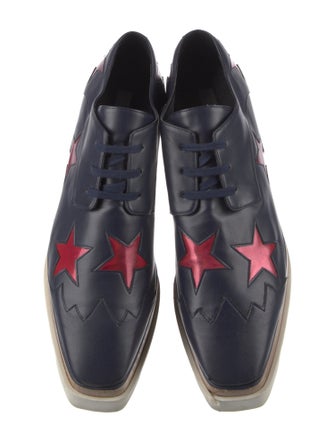 Stella McCartney Vegetarian Leather Printed Oxfords