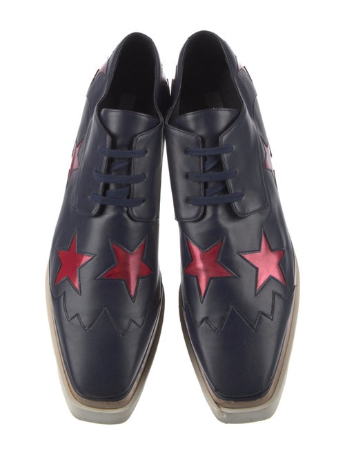 Stella McCartney Vegetarian Leather Printed Oxfords