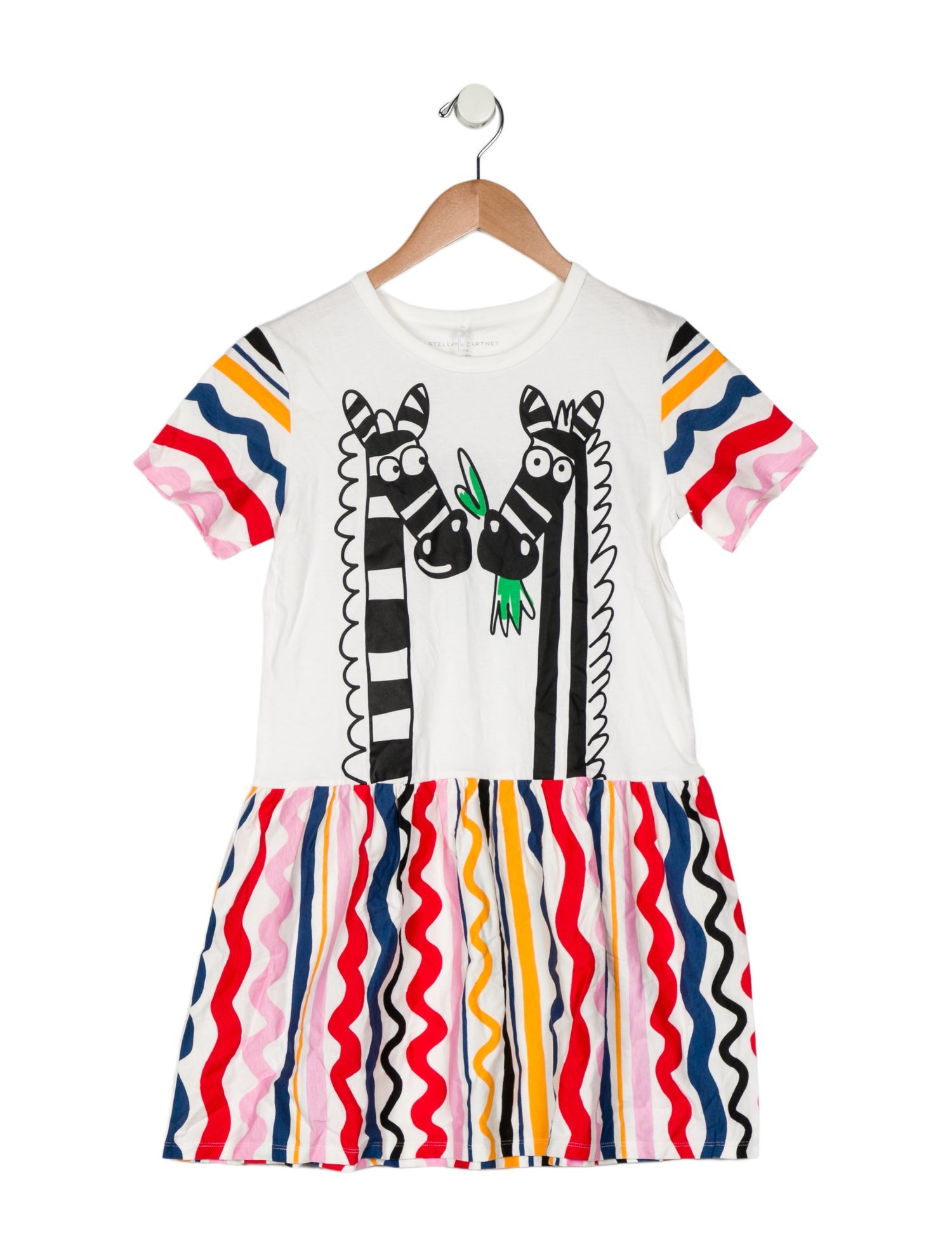 Stella McCartney Girls' Graphic Short Sleeve Jersey Dress