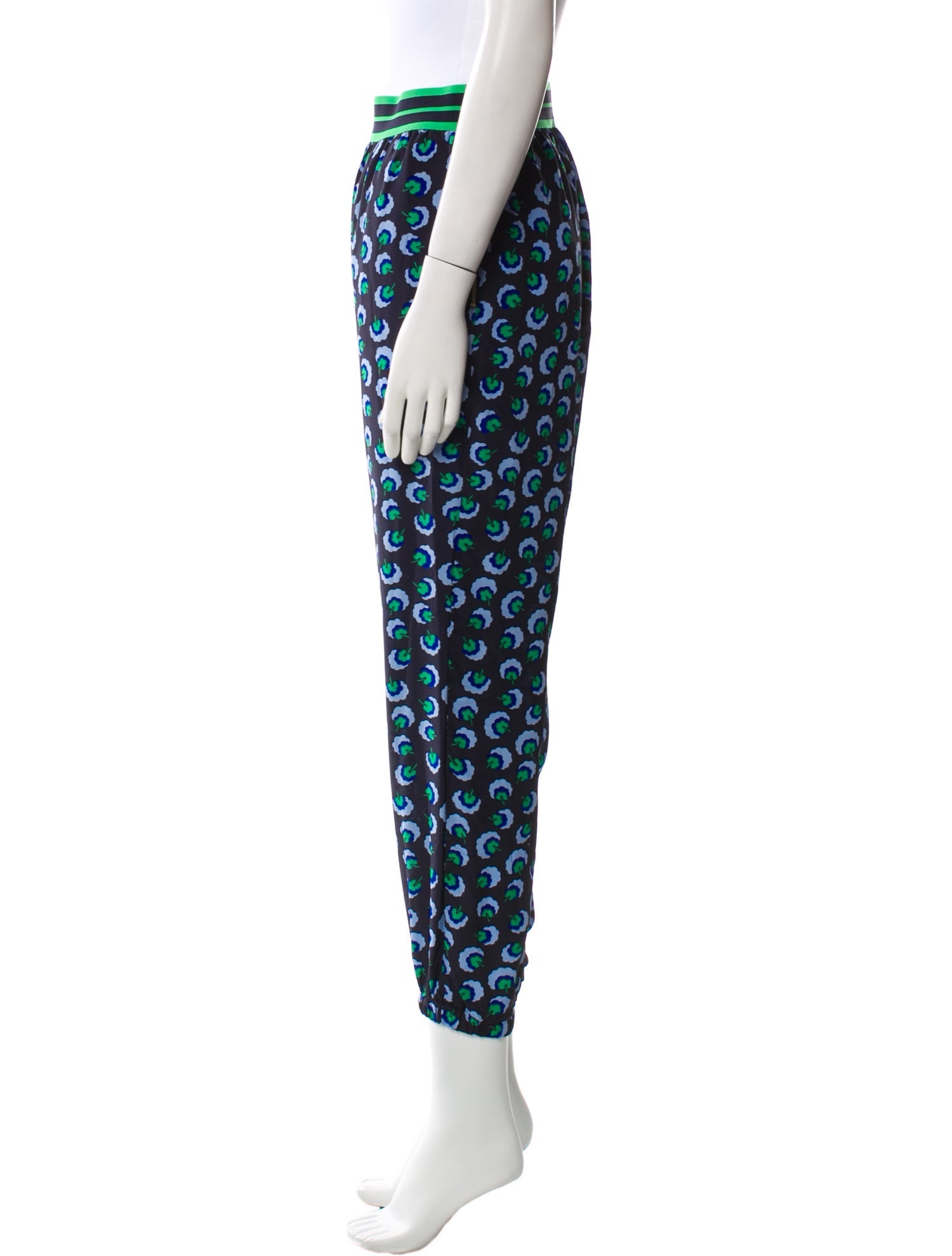 Stella McCartney Silk Skinny Leg Pants