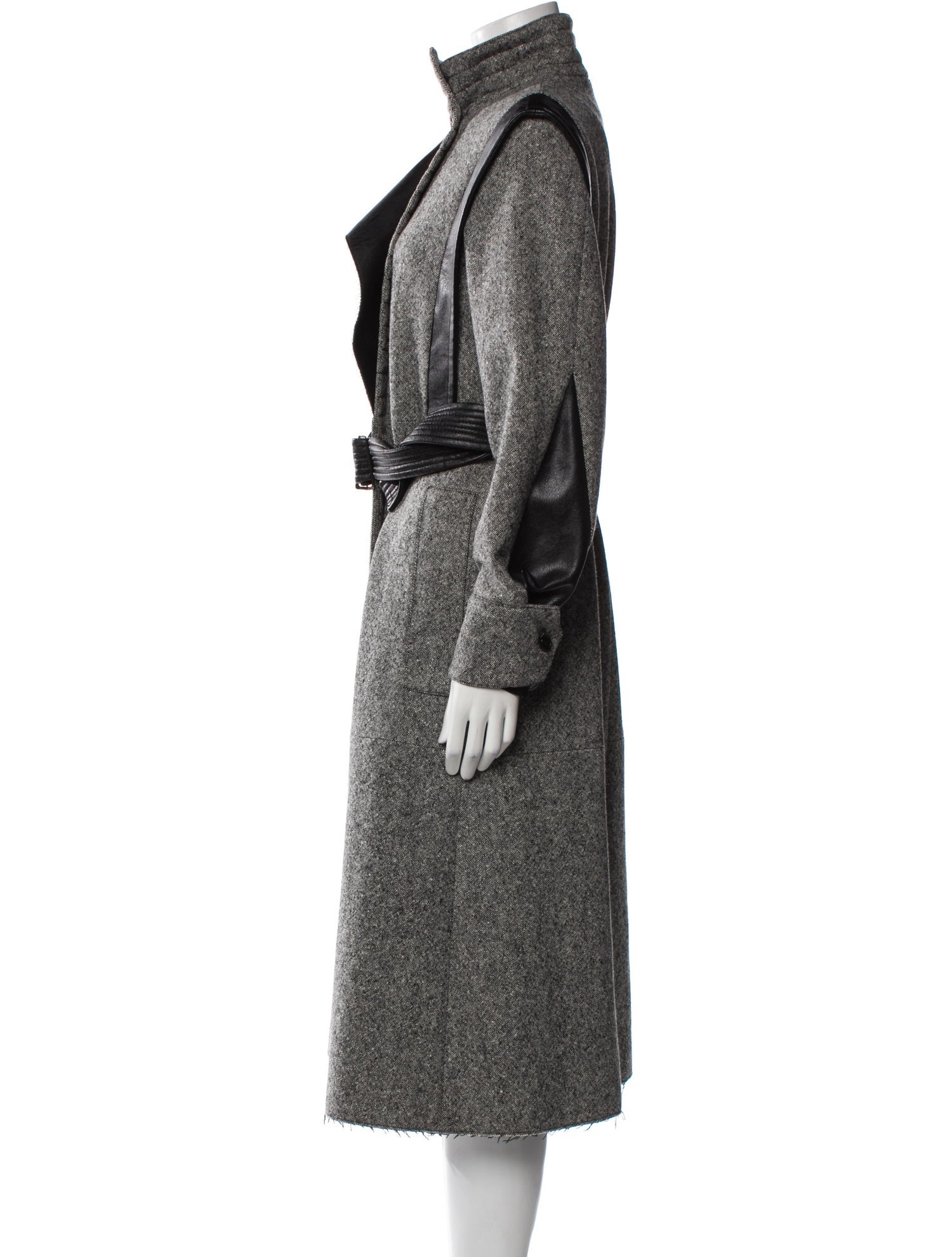 Stella McCartney Wool Plaid Print Evening Jacket