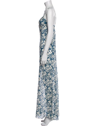 Stella McCartney Floral Print Long Dress