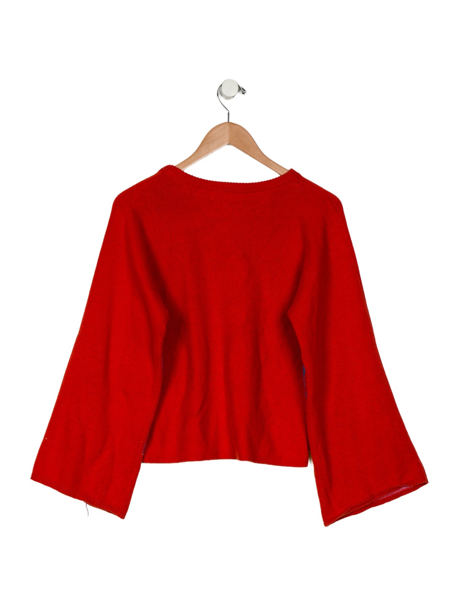 Stella McCartney Girls' Patterned Knit Crew Neck Sweater