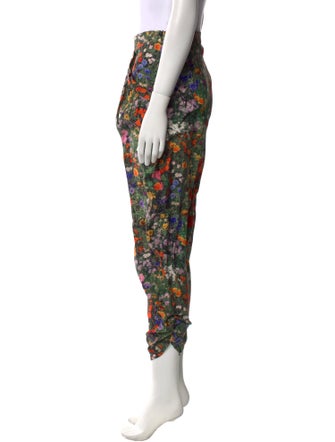 Stella McCartney Silk Straight Leg Pants